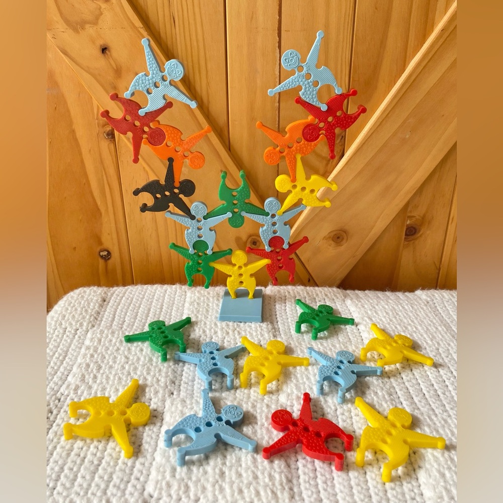 Vintage Archer Stacking Clowns